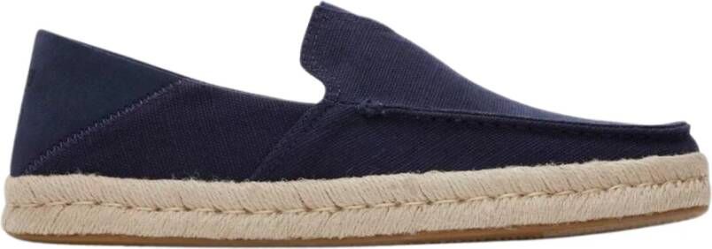 Toms Schoenen Donkerblauw Alonso loafer rope loafers donkerblauw