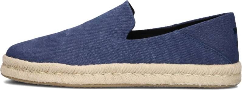 TOMS Blauwe Espadrilles Santiago Heren Blue Heren