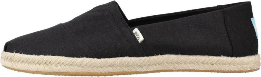 TOMS Stijlvolle Espadrilles voor Mannen voor Casual Gelegenheden Black Heren