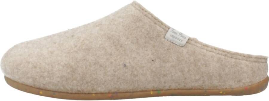 Toni Pons Comfortabele huisslippers Beige Heren