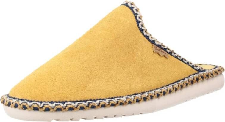 Toni Pons Comfortabele huisslippers Yellow Dames