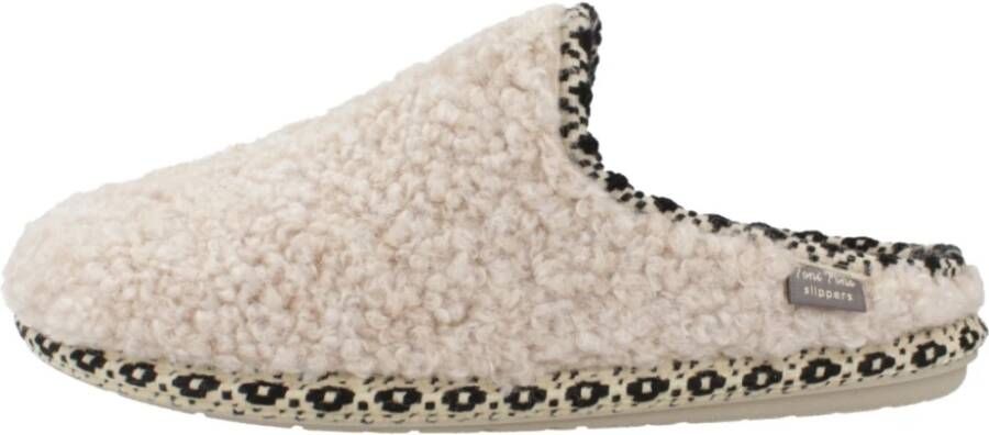 Toni Pons Comfortabele Pantoffels Beige Dames