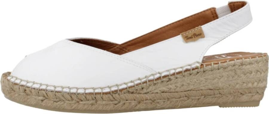 Toni Pons Wedges White Dames