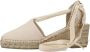 Toni Pons Valencia Dames Espadrilles met sleehak Ecru - Thumbnail 1