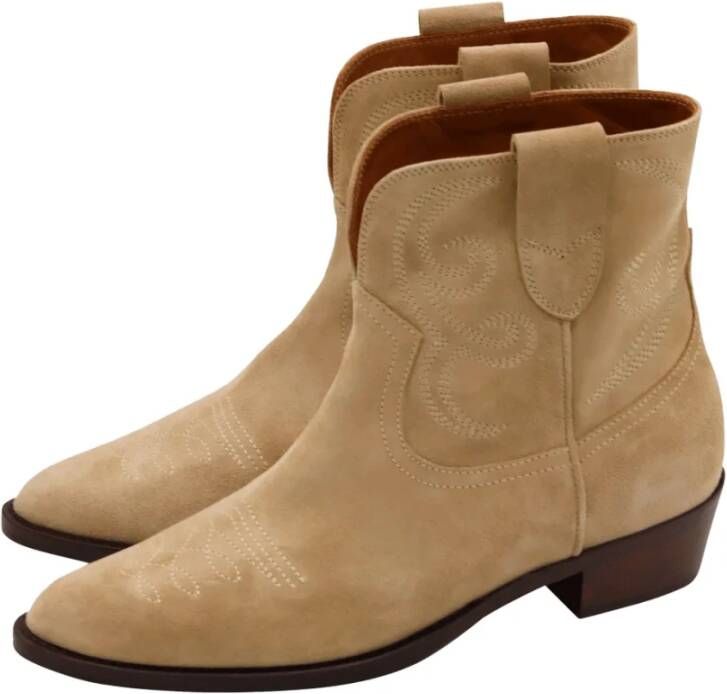 Toral Ankle Boots Beige Dames