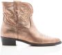 Toral Bronzen Cowboy Enkellaars Beige Dames - Thumbnail 1