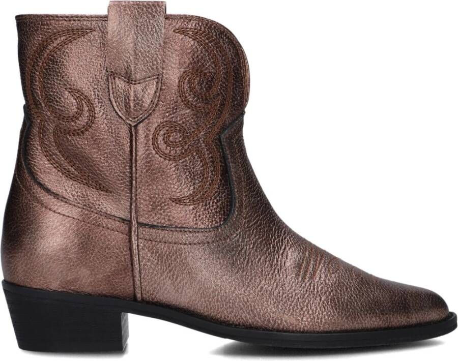 Toral Cowboylaarzen Dames Laarzen Damesschoenen Leer Puja Brons