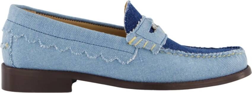 Toral Dames Coin Loafer Blauw Jeans Blue Dames