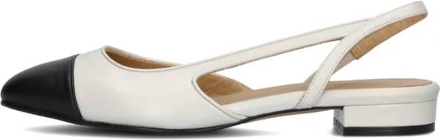 Toral Elegante Luisa Slingback Schoenen White Dames