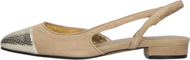 Toral Kameel Suède Luisa Slingbacks Brown Dames