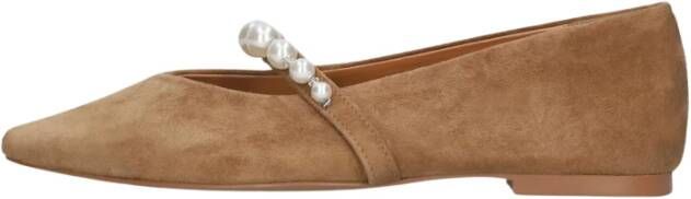 Toral Parel Ballerinas Camel Suède Brown Dames