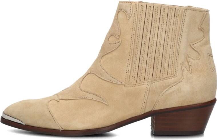 Toral Sonia Sue Western Enkellaarsjes Beige Dames