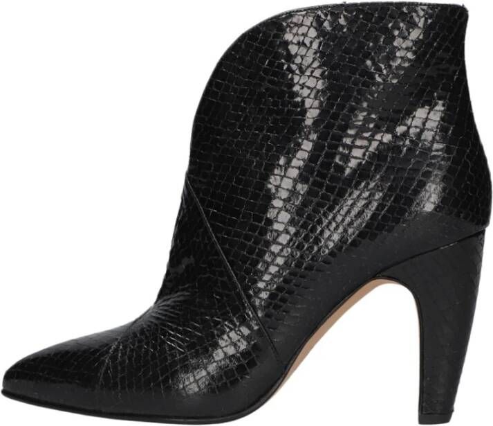 Toral Unieke Zwarte Enkellaars Chiara Black Dames