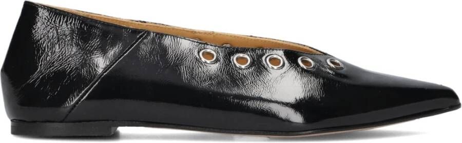 Toral Zwarte Ballerina Flats voor Dames Black Dames