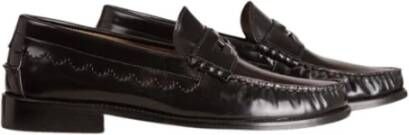 Toral Zwarte Munt Loafer met Zilveren Detail Black Dames