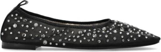 TORY BURCH Ballerina's met glinsterende kristallen Black Dames