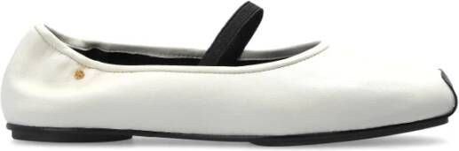 TORY BURCH Ballerinas Runway White Dames