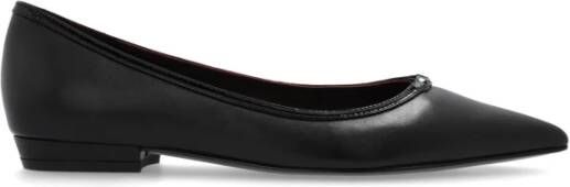 TORY BURCH Ballet Flats met Logo Black Dames