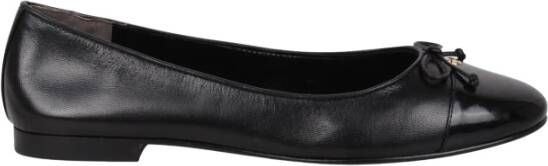 TORY BURCH Ballet Flats met Strik en Cap Toe Black Dames