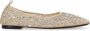 TORY BURCH Beige Ballet Flats met Strass-details Beige Dames - Thumbnail 1