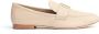 TORY BURCH Beige leren mocassin met logo Beige Dames - Thumbnail 1