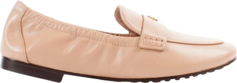 TORY BURCH Beige Loafer Moccasins Elegant Stijl Beige Dames