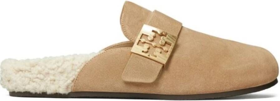 TORY BURCH Beige Mellow Slip-On Mules Beige Heren