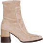 TORY BURCH Beige Suède Enkellaarzen Beige Dames - Thumbnail 1