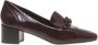 TORY BURCH Bordeaux Loafer Schoenen Aw23 Red Dames - Thumbnail 1