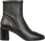 TORY BURCH Zwarte leren enkellaarsjes 7cm hak Black Dames - Thumbnail 1