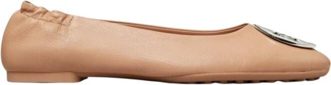 TORY BURCH Claire Ballet Flats Moderne Twist op Klassiek Design Beige Dames