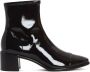 TORY BURCH Cocoa Cap-Toe Enkellaarzen Black Dames - Thumbnail 1