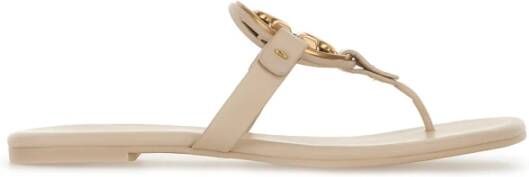 TORY BURCH Comfortabele huisslippers voor vrouwen Beige Dames