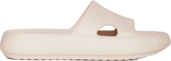 TORY BURCH Crème Rubber Slides Damessandalen Beige Dames