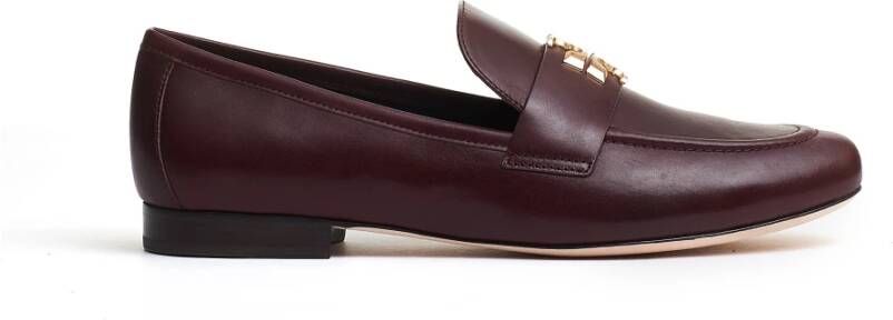 TORY BURCH Eleanor Loafer Donker Karmijn Brown Dames