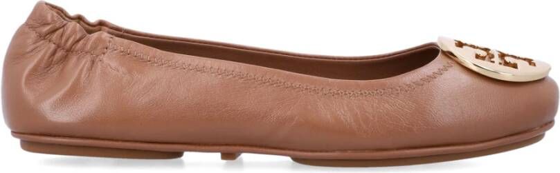 TORY BURCH Elegante Gesloten Ballet Flats Royal Tan Brown Dames