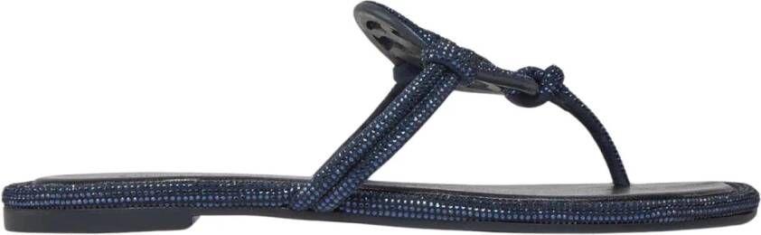 TORY BURCH Elegante Knotted Pave Armband Blue Dames
