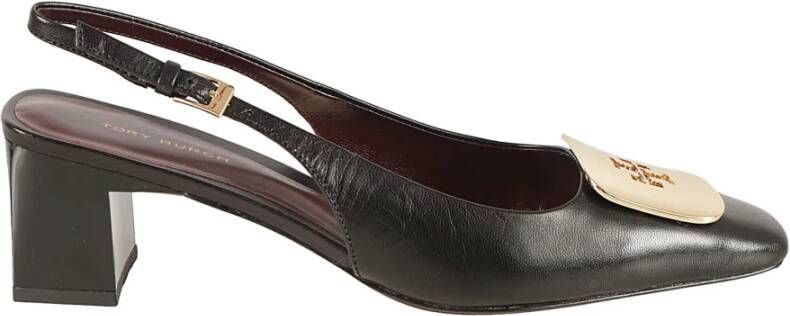 TORY BURCH Elegante Slingback Hakken Black Dames