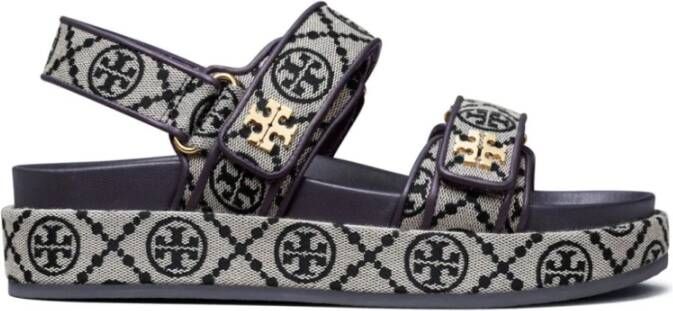 TORY BURCH Flat Sandals Blue Dames