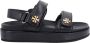 TORY BURCH Flat Sandals Zwart Dames - Thumbnail 1