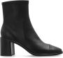 TORY BURCH Zwarte leren enkellaarsjes 7cm hak Black Dames - Thumbnail 4