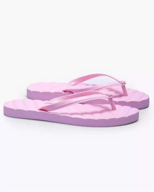 TORY BURCH Gewatteerde Roze Keira Slippers Pink Heren