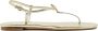 TORY BURCH Gouden Leren Flip-Flop Sandalen Yellow Dames - Thumbnail 1