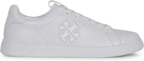 TORY BURCH Retro-geïnspireerde witte tennisschoenen White Dames