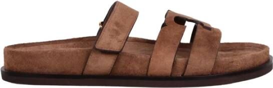 TORY BURCH Ines Sportieve Slide Sandaal Brown Dames