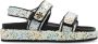 TORY BURCH Mesh Sequin Sandalen Double T Motif Multicolor Dames - Thumbnail 6