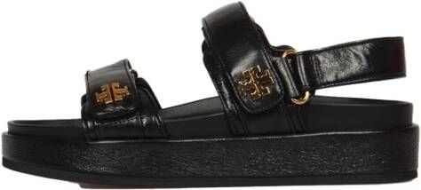 TORY BURCH Kira Two Band Sport Sandalen Zwart Dames