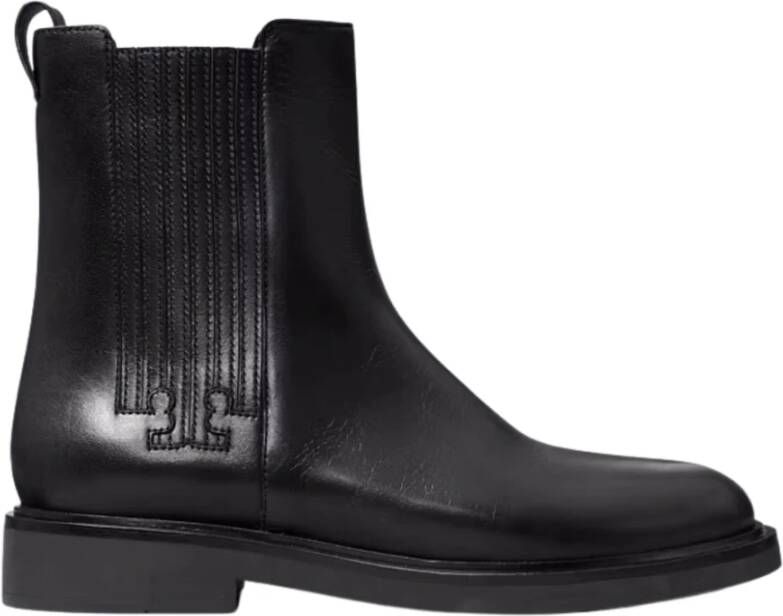 TORY BURCH Klassieke T Gore Chelsea Boot Zwart Black Dames