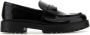 TORY BURCH Klassieke zwarte leren loafers Black Dames - Thumbnail 1