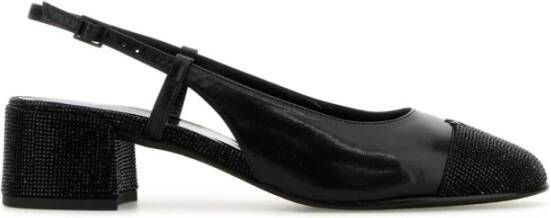 TORY BURCH Klassieke zwarte leren pumps Black Dames